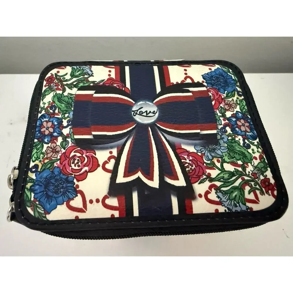 Brighton SOFT CASE TRAVEL JEWELRY BOX ZIPPER BE YOUR KIND OF BEAUTIFUL! LOVE